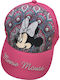 Cerda Kids' Hat Jockey Fabric Minnie Mouse Fuchsia