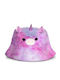 Difuzed Kids' Hat Bucket Fabric Squishmallows Lola The Unicorn Purple