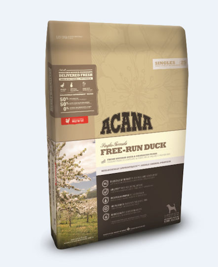 Acana 6kg Trockenfutter für Hunde ohne Getreide mit Ente