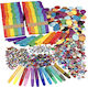 Creativ Company Artă și Meserii Glitter And Wood Sticks Mega Set
