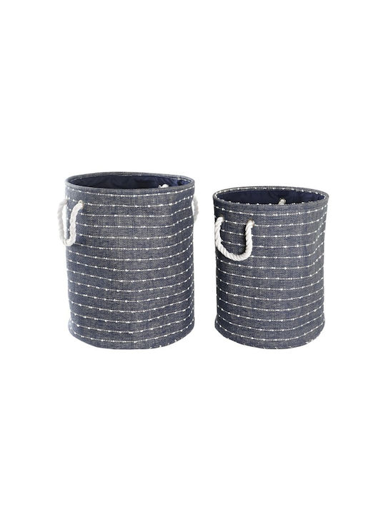 Wicker Decorative Baskets Set 2pcs DKD Home Decor