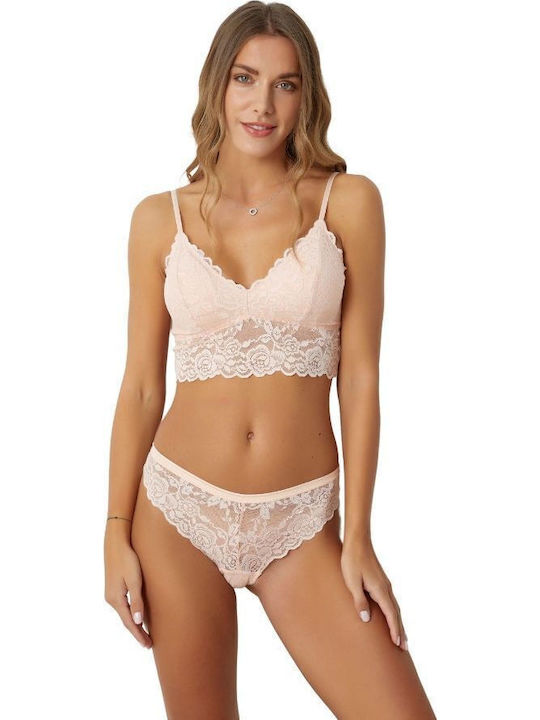 Norddiva Δαντελένιο Σετ Εσωρούχων Bralette με B...
