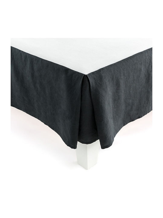 Am.Pm Elastische Abdeckung für Bett-Volant Gray...