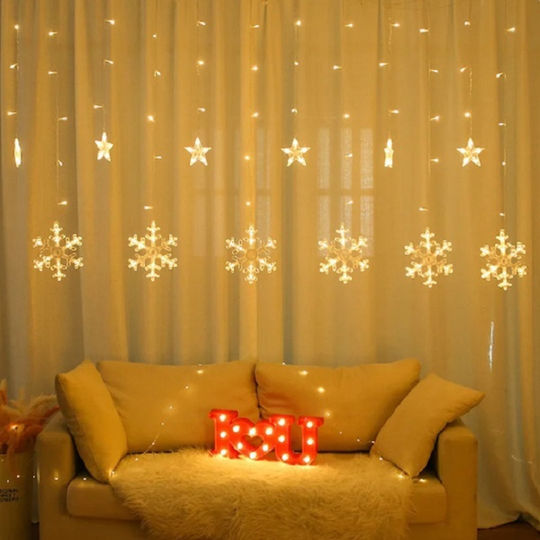 Lights LED 3.6m. x 80cm Warm White type Curtain 1pcs