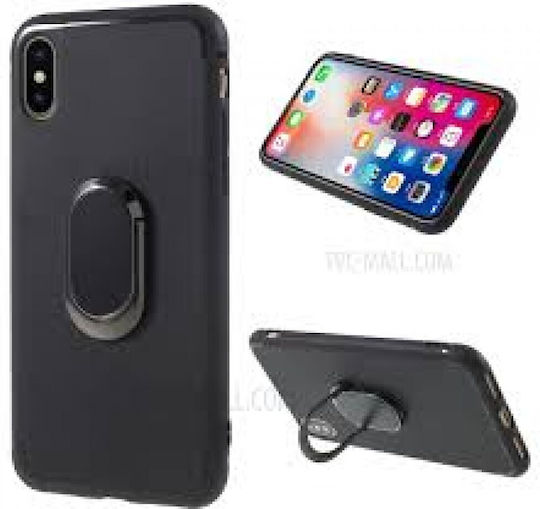 Back Cover Σιλικόνης Μαύρο (Huawei P Smart Pro)