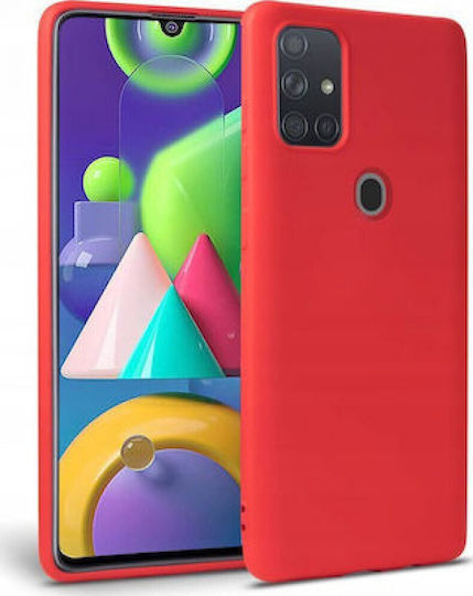 Umschlag Rückseite Silikon 1.2mm Rot (Realme 7i)
