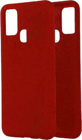 Umschlag Rückseite Silikon 1.2mm Burgundisch (Realme 7i)