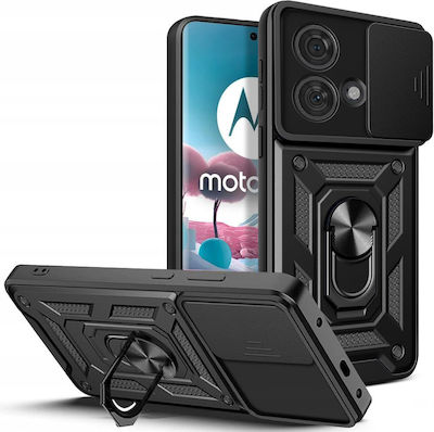 Tech-Protect Camshield Umschlag Rückseite Kunststoff / Metallisch / Silikon Schwarz (Motorola Edge 40 Neo)