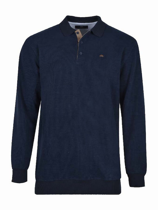 Makis Tselios Fashion Polo Μπλούζα Μακρυμάνικη ...