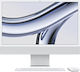 Apple iMac 24" 2023 (M3-8-Kern/8GB/256GB SSD/8-Kern-GPU/macOS) Silver GR