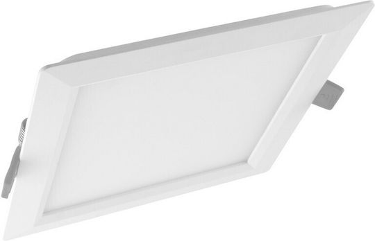 Ledvance Downlight Slim Τετράγωνο LED Panel 6W με Θερμό Λευκό Φως 3000K