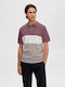 Short Sleeve Polo Shirt Wistful Mauve Fog Mel