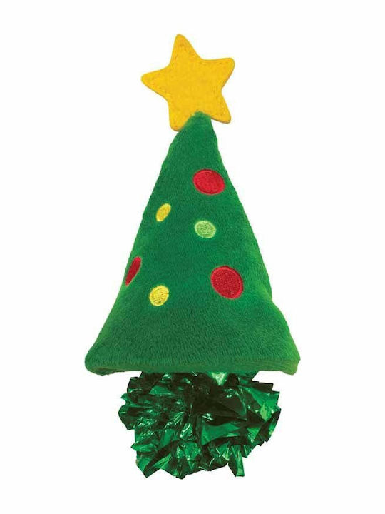 Kong Holiday Crackles Christmas Tree Kong Cat Toy