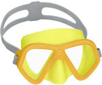 Bestway Μάσκα Θαλάσσης Σιλικόνης Παιδική σε Κίτρινο χρώμα