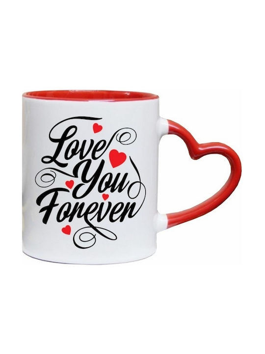 VOUR Love Ceramic Cup Red 330ml