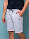Sportliche Herrenshorts Silber