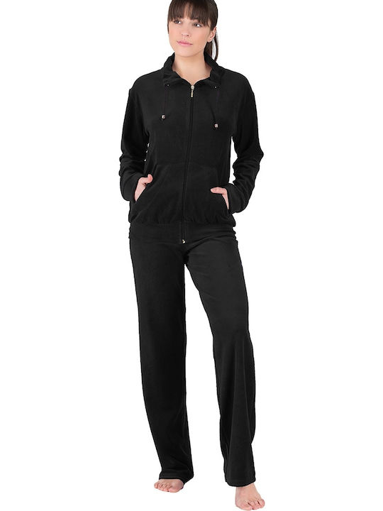 Sweatpants Jogger Velvet BLACK