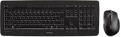 Cherry Dw 5100 Fără fir Keyboard & Mouse Set Black