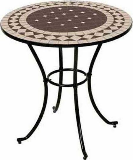 Tisch Stabil Schwarz 76x76x75cm