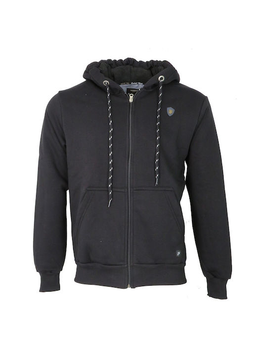 Everbest Herren Sweatshirt Jacke black