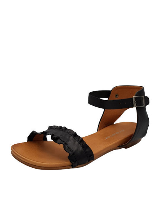 Creator Sandale de Piele Anatomice Negru
