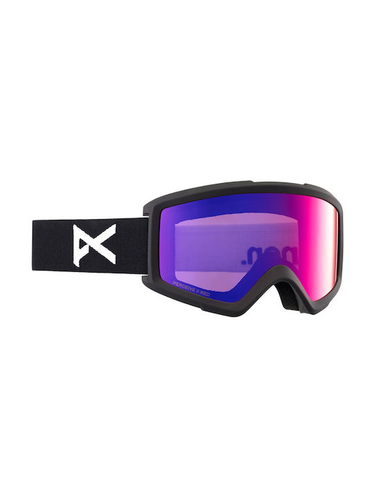 Burton Anon Hg Helix 2.0 Μάσκα Σκι & Snowboard Ενηλίκων με Φακό σε Μωβ Χρώμα