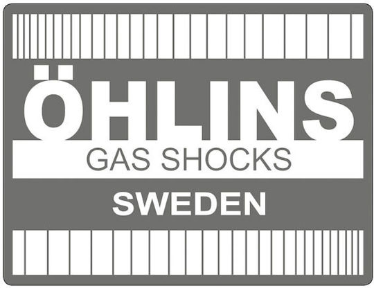 Ohlins Decorative Stickers White