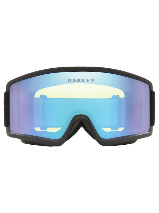 Target Line Μάσκα Σκι & Snowboard Ενηλίκων Μαύρη με Φακό Μαύρο