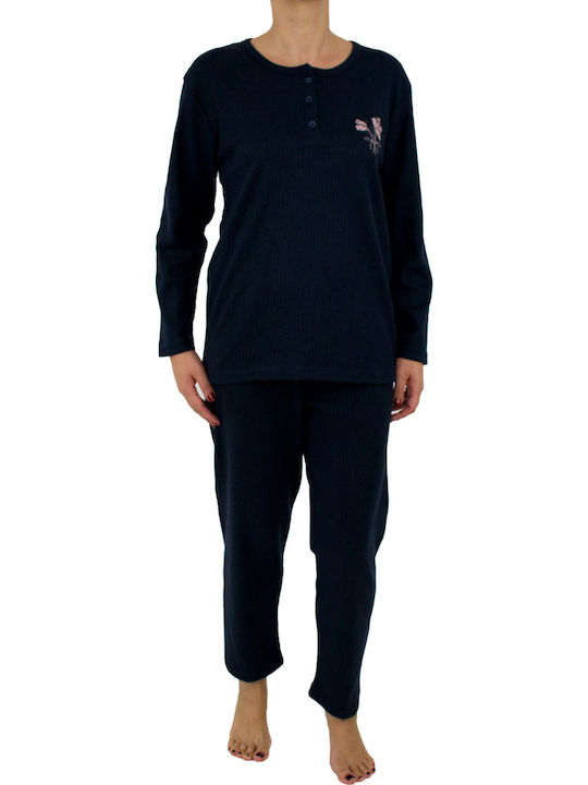 Goodnight Winter Women's Pyjama Set Blue