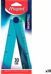 Maped Nightfall Plastic Ruler 30cm