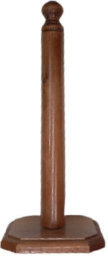 Wooden Paper Towel Holder Brown 14x14x35cm 20-057-110