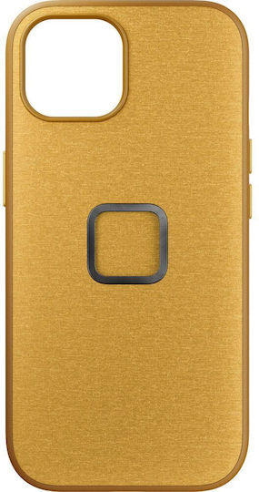 Peak Design Everyday Back Cover Fabric 2mm Yellow for iPhone 15