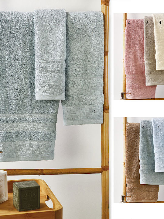 Whitegg Bath Towel Set 3pcs 2 Weight 550gr/m²