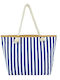 Aquablue Fabric Beach Bag Light Blue