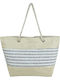 Aquablue Beach Bag Blue with Stripes