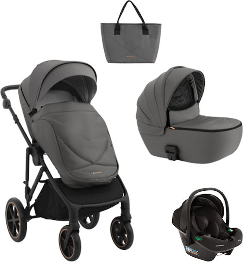 Kikka Boo Thea Бебешка количка 3 в 1 Сив 10.6кг