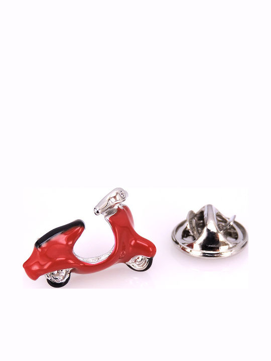 Erika Pin Vespa Rot