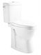 Zugängliche Toilette mit Spülung Weiße