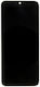 Screen with Touch Mechanism and Frame for Galaxy A02s (Black)
