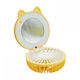 Andowl Andowl Schminkspiegel Platzierung mit Licht und Ventilator 8.7cm Gelber
