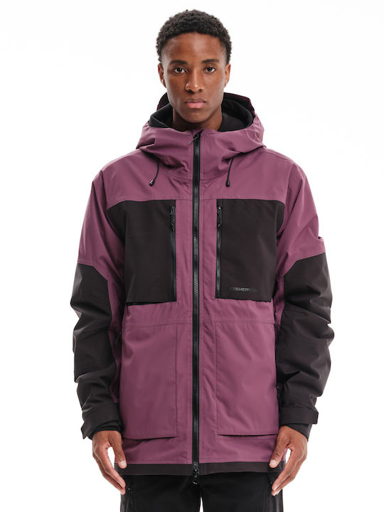 Emerson Herren Winter Jacke Lässig PURPLE/BLACK