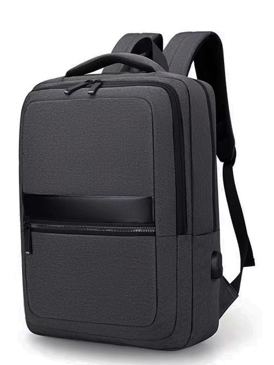 Τσάντα Πλάτης για Laptop 15.6" με Θύρα USB σε Μαύρο χρώμα BP-13