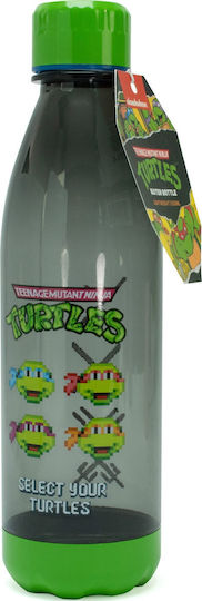 PCMerch Kids Water Bottle Plastic with Screw Cap Non Spill Green 500ml
