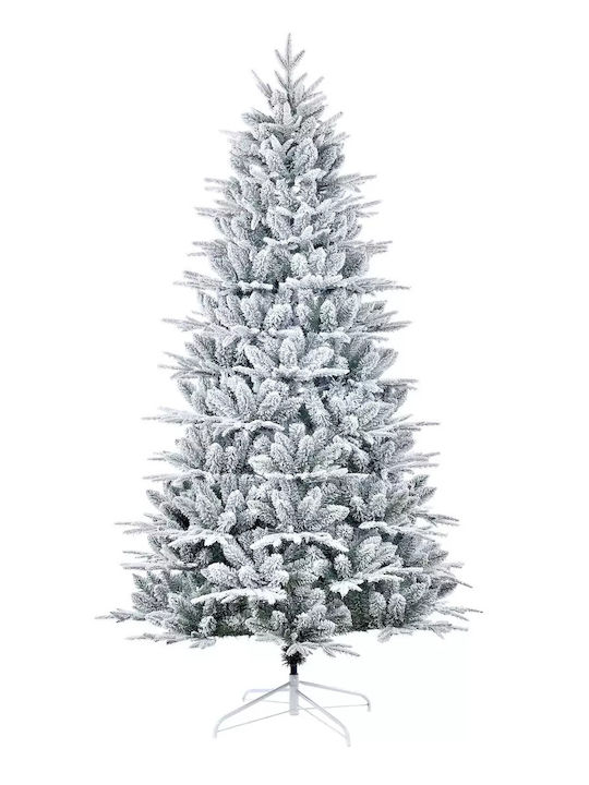Verschneiter Weihnachtsbaum 210 cm