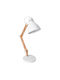 Spot Light Φωτιστικό Γραφείου με Σπαστό Βραχίονα για Ντουί E27 σε Λευκό Χρώμα