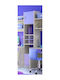Kids Wooden Bookcase Amorgos 3 Purple 47x35x190cm