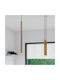 Sollux Pastelo Pendant Light Gold with Socket G9 8x8x120cm