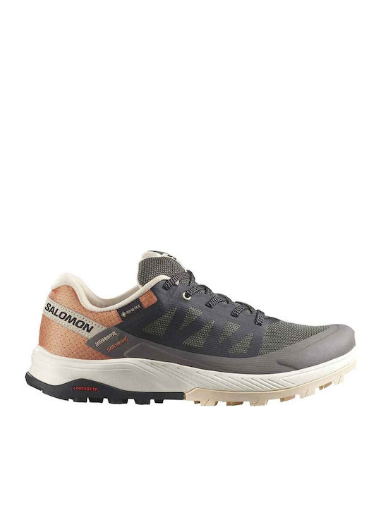 Salomon Outrise Goretex Women's Waterproof Green Hiking Shoes