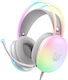 Onikuma X25 Over Ear Gaming Headset με σύνδεση 3.5mm Λευκό