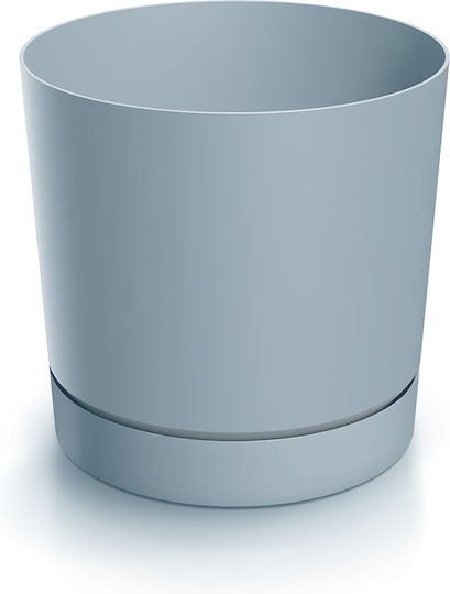 Prosperplast Πιθάρι Πλαστικό Light Grey με Πιάτο 13x13εκ.